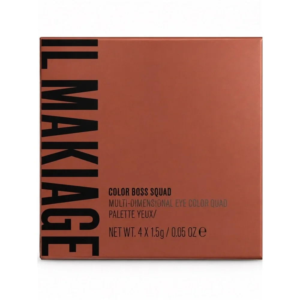 IL MAKIAGE Color Boss Squad Multi-Dimensional Eye Color Quad - BNIB